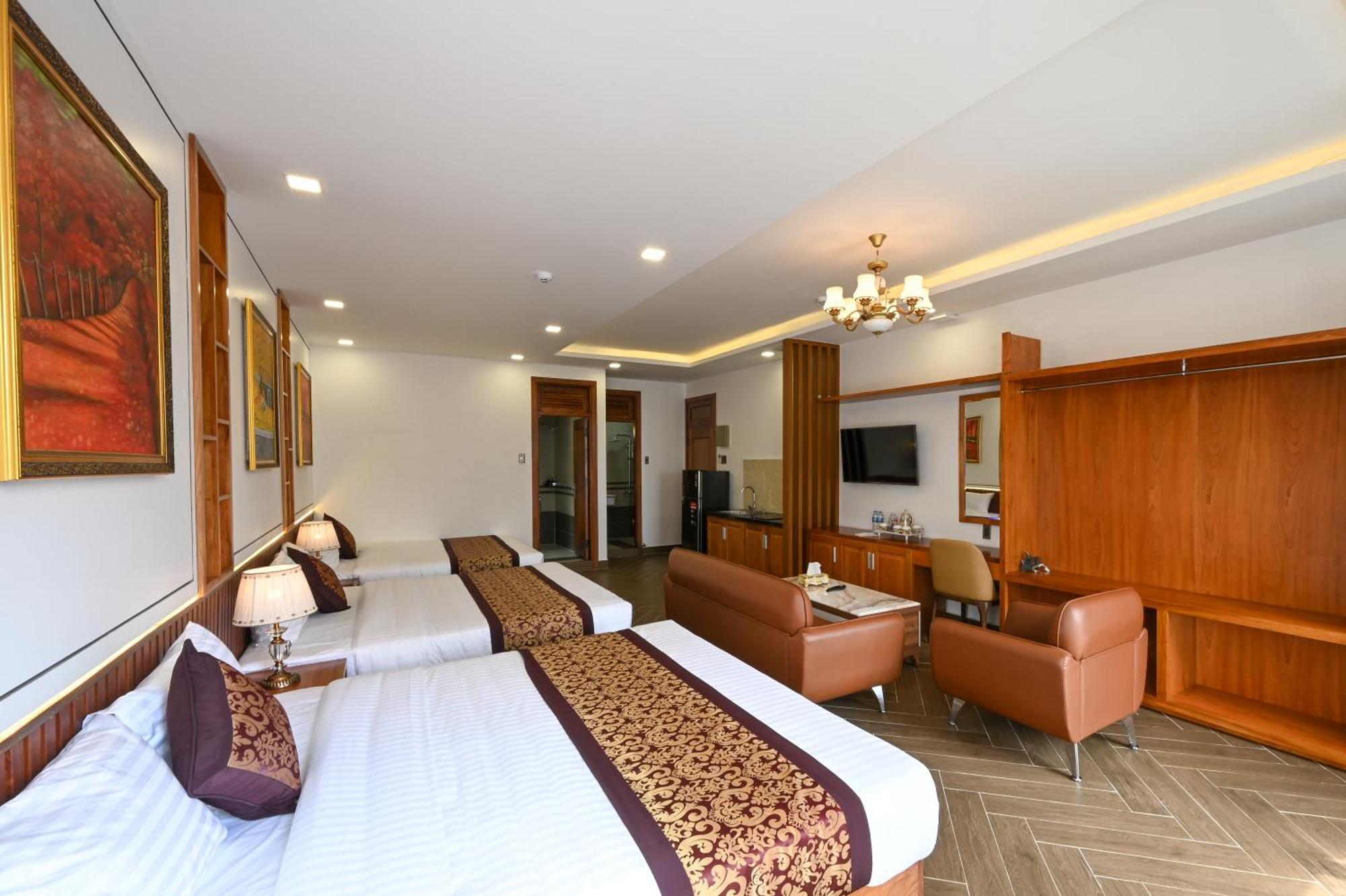 La Fleur Premium Central Apartment Hotel Dalat Ruang foto